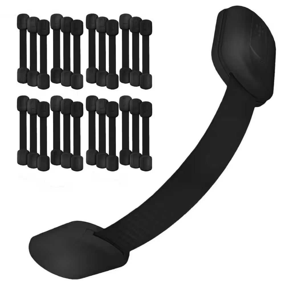 Adjustable Safety Strap-Black (24-Pack)