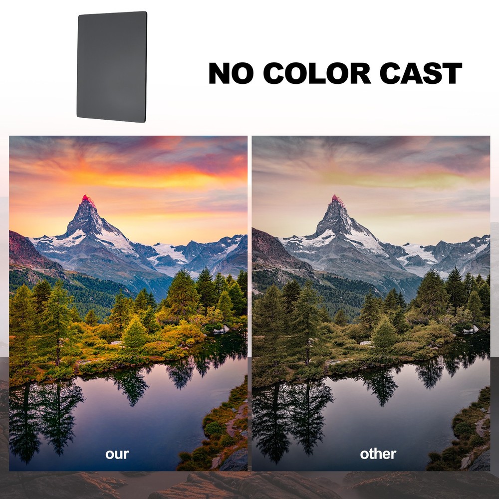 ND8 Reverse GND Filter Neutral Density Lens Filter, Gray