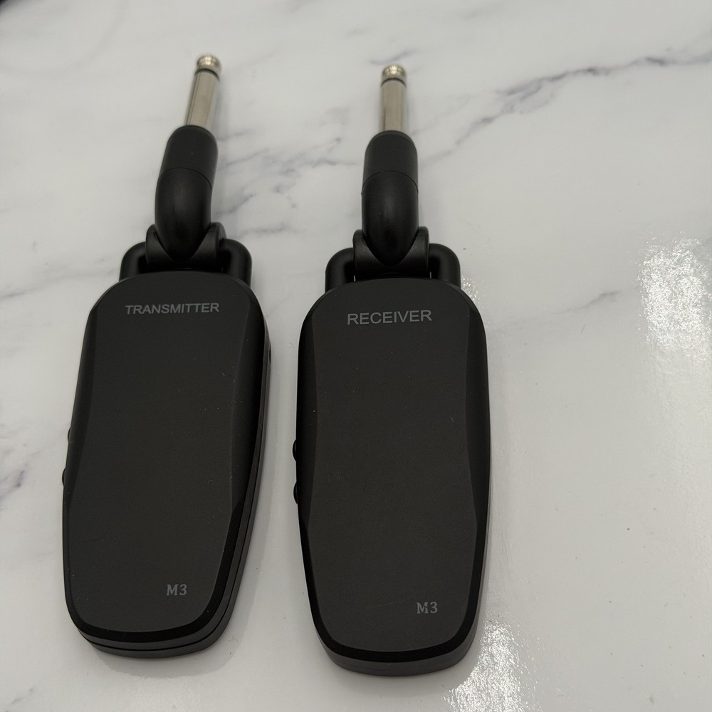 Wireless Guitar System Transmitter Receiver Set M3 Rechargeable Audio