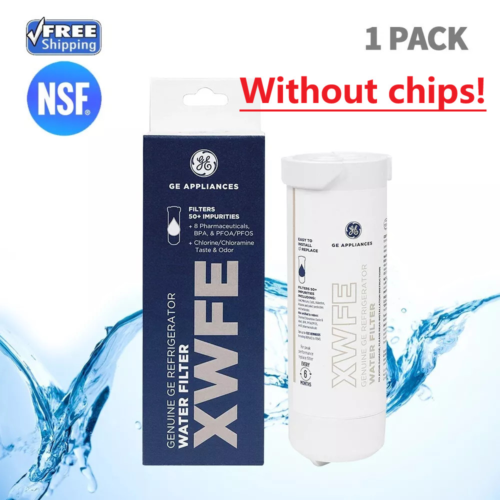 1 PACK GE XWFE Replacment Refrigerator Water Filter Without Chip