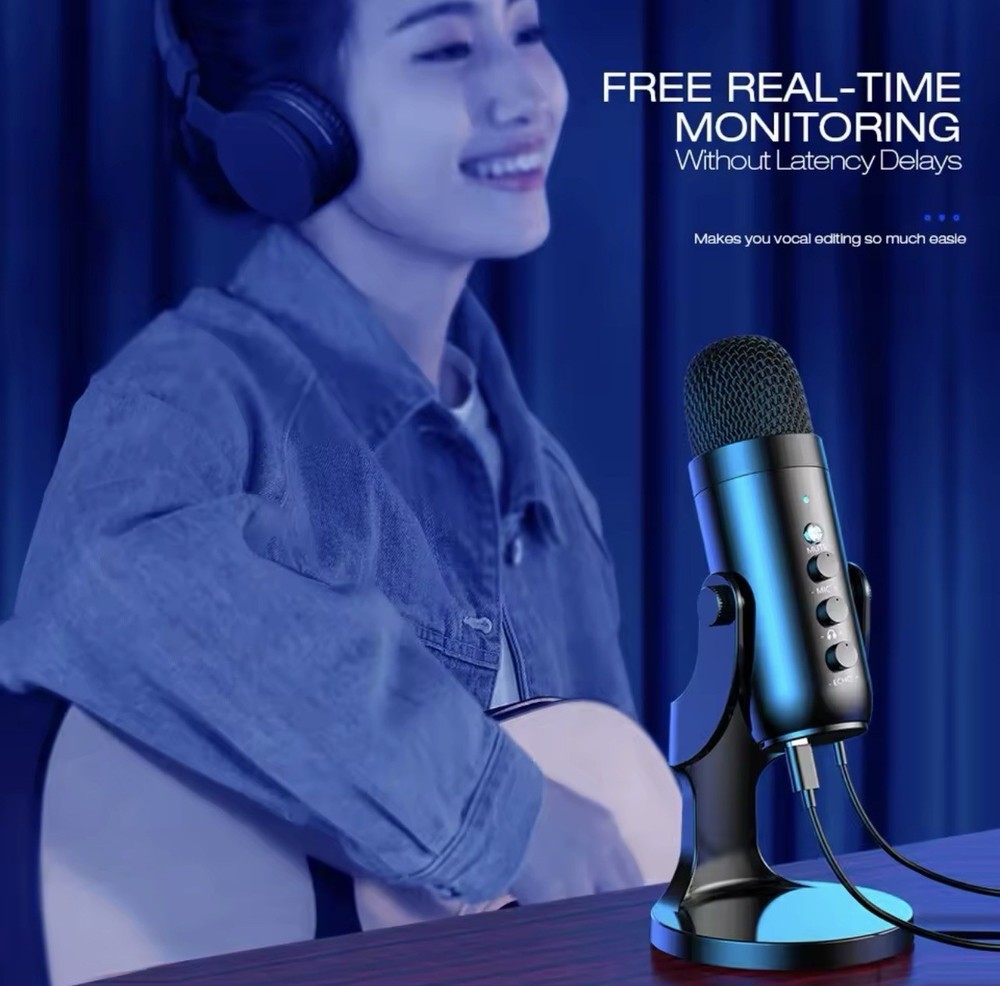 USB Microphone for PC Mac Gaming Recording Stream Podcast, Computer CondenserMC