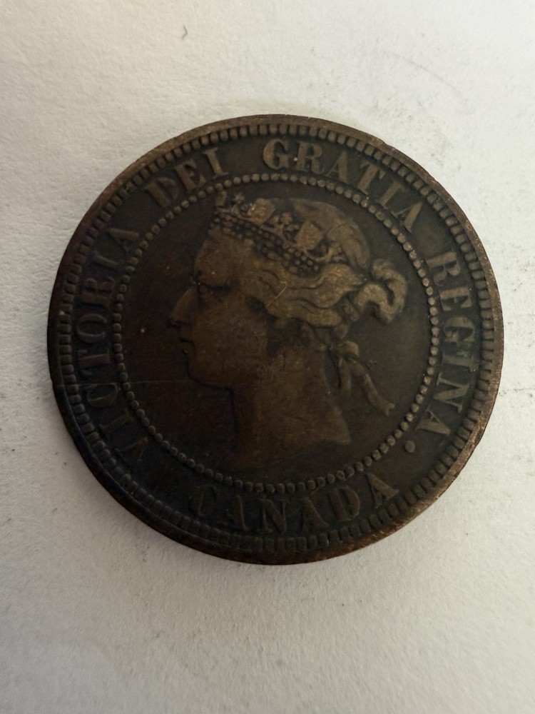 1881 Canada Large One Cent H Mint
