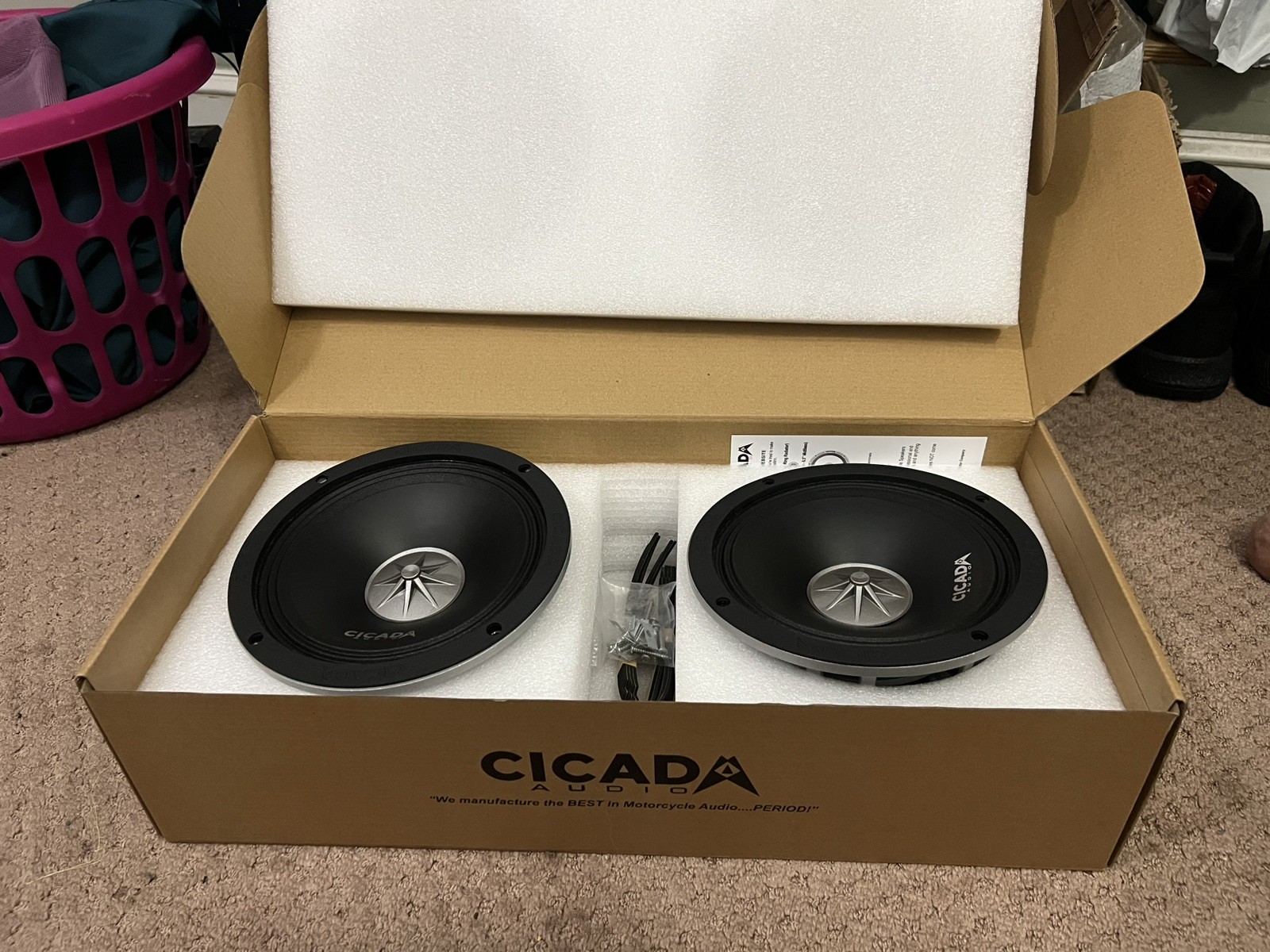 Cicada Audio CM8.2 - Mid-Bass 8-inch - 2 Ohm, Pair
