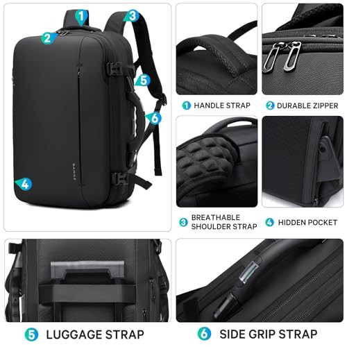 Airback Backpack with electronic scaleVacuum Compression Travel With Air Pump