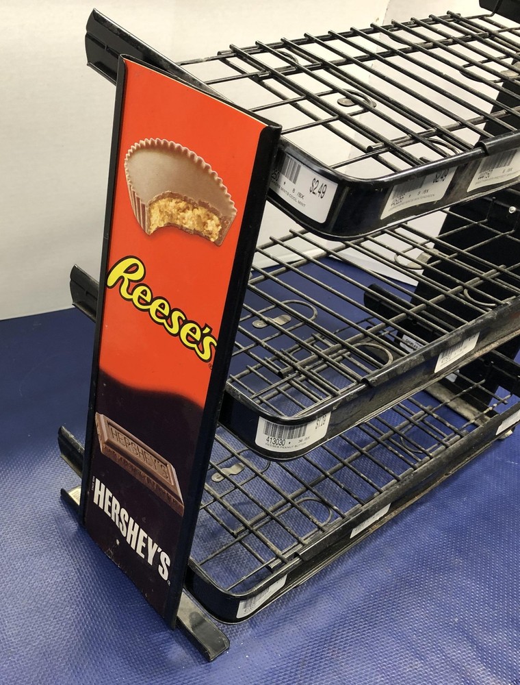 Hershey's Reese's Adjustable Counter Display Rack Shelf candy retail store