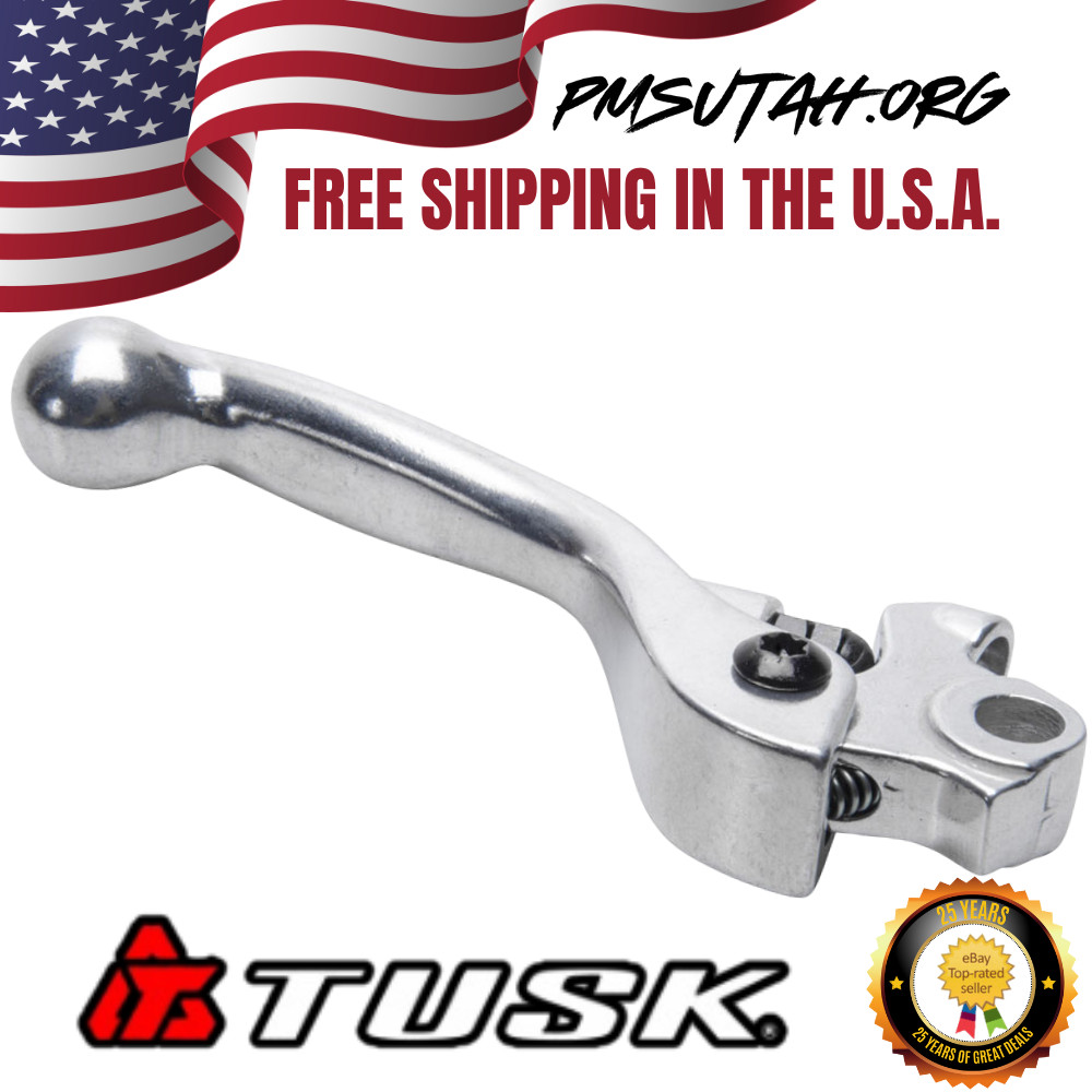 Tusk Brake Lever 2007–2026 Yamaha YZ250F YZ 250F Right Handlebar Silver RH