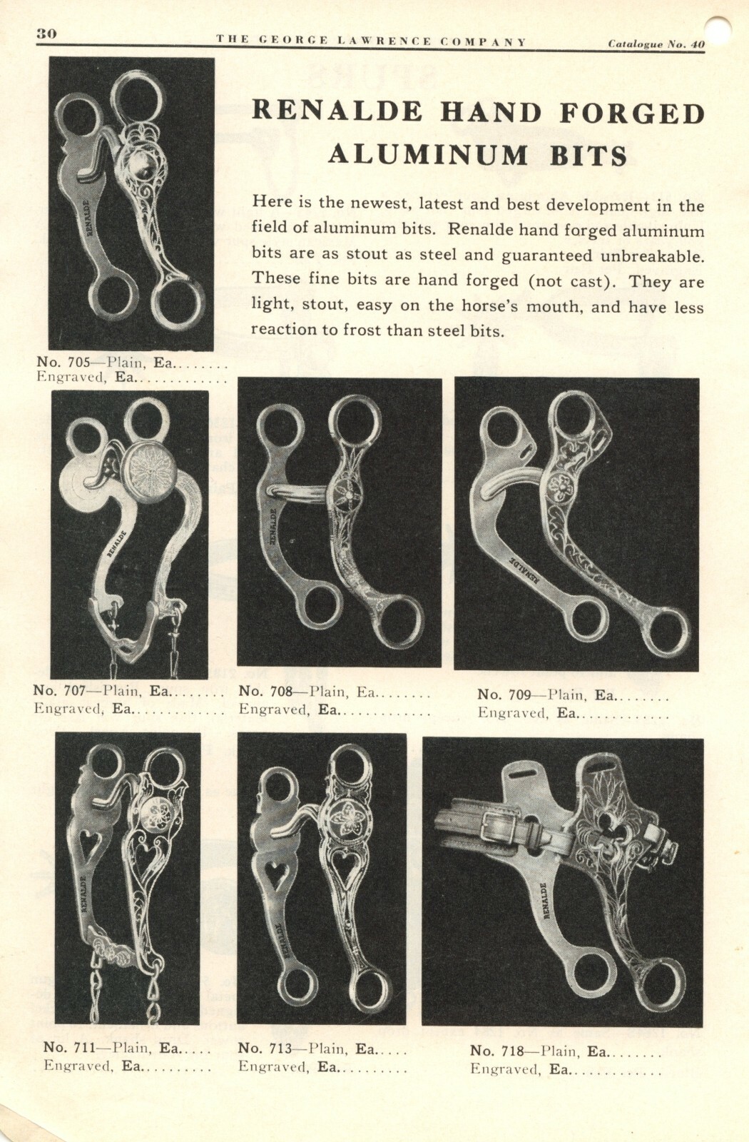 1940 George Lawrence Leather Catalog #40 on CD - Saddles, Holsters, Portland, OR