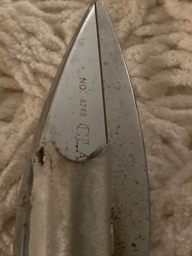 CLAUSS No. 4248 Multi Purpose High Leverage 8" Straight Shear Scissors 2" Cut