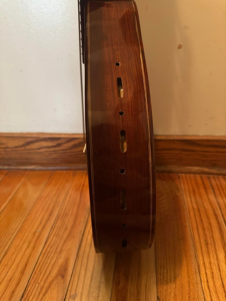 Antonio Tsai acoustic mandolin, dragon designs, missing string, slight damage