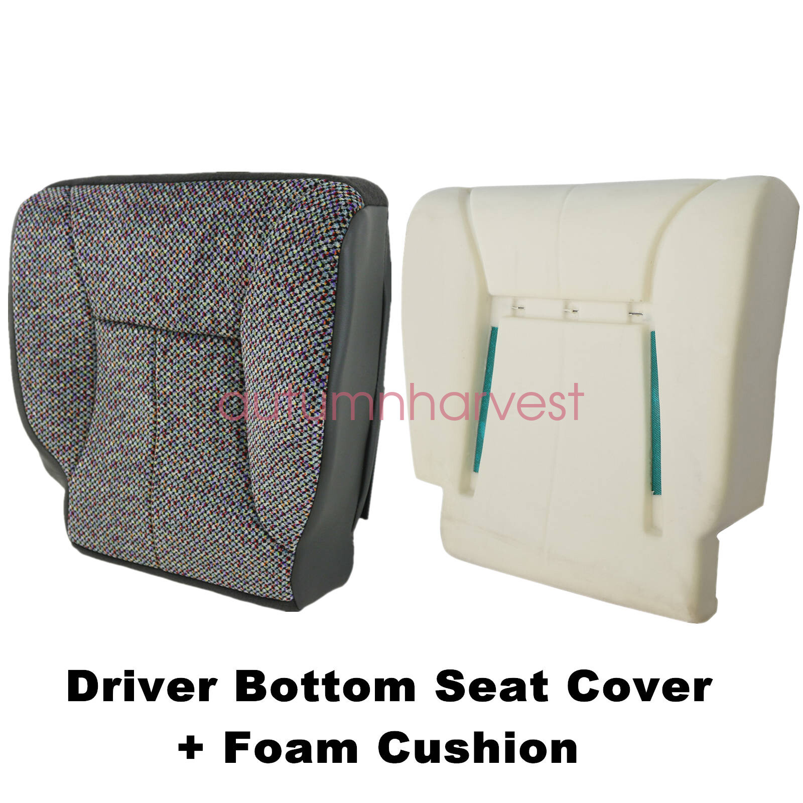 For 1998 1999 2000 2001 2002 Dodge Ram Driver Bottom Seat Cover & Foam Cushion