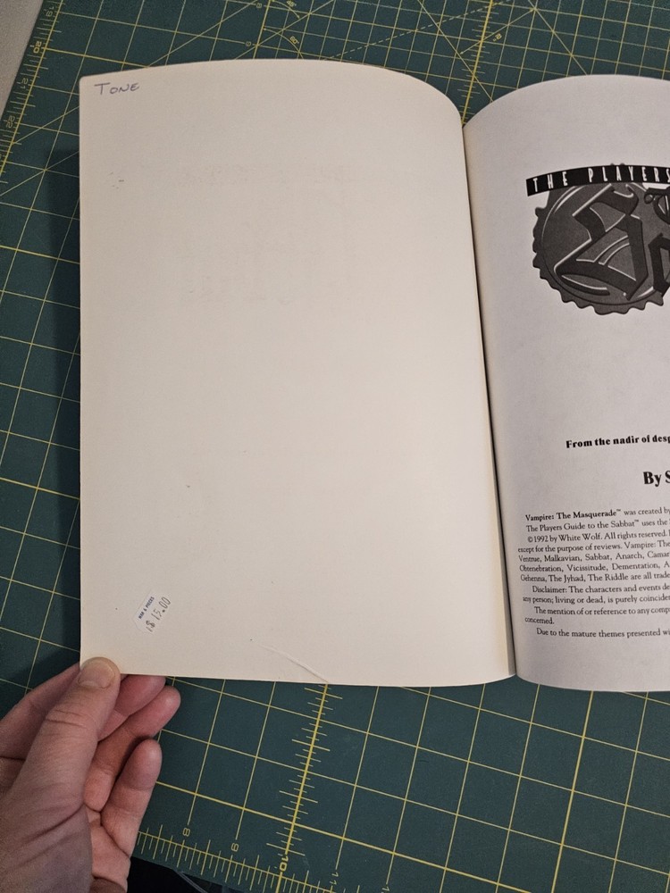 Players Guide To the Sabbat