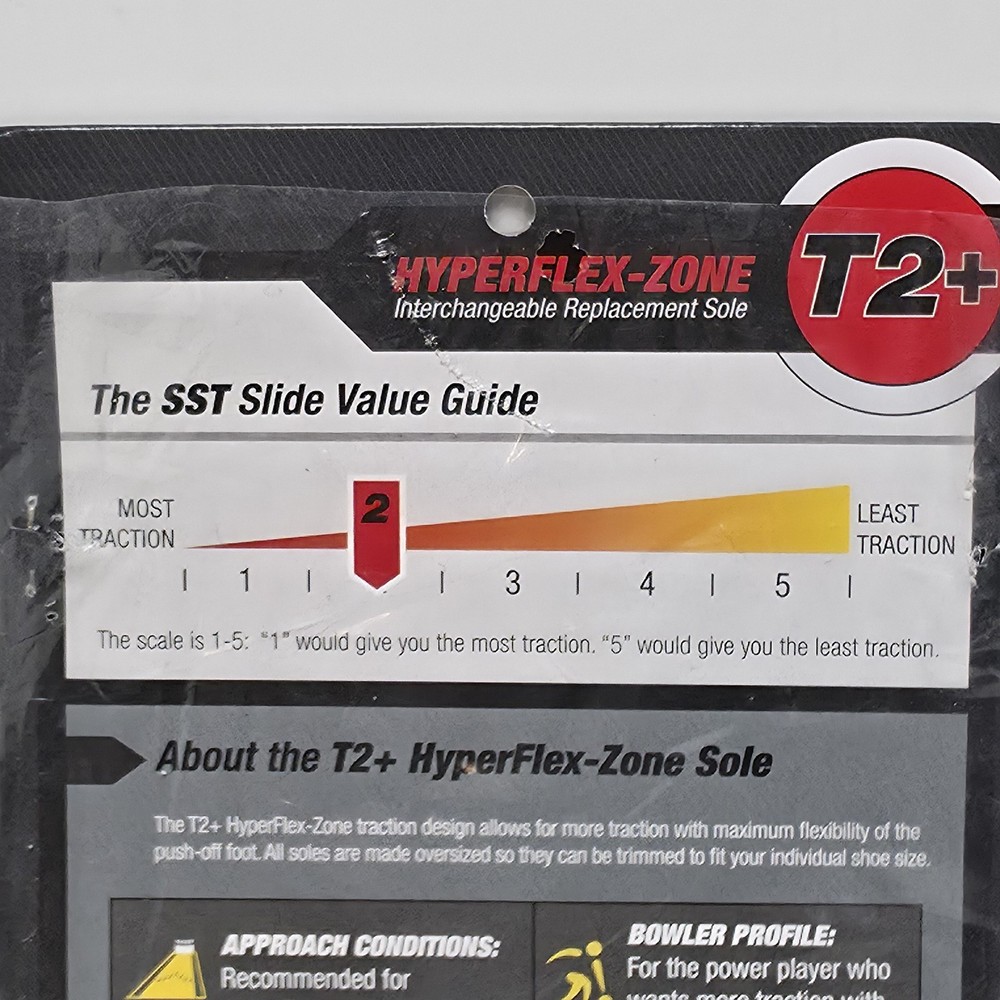 New Dexter T2+ HyperFlex Zone Bowling Shoe Sole Replacement Large