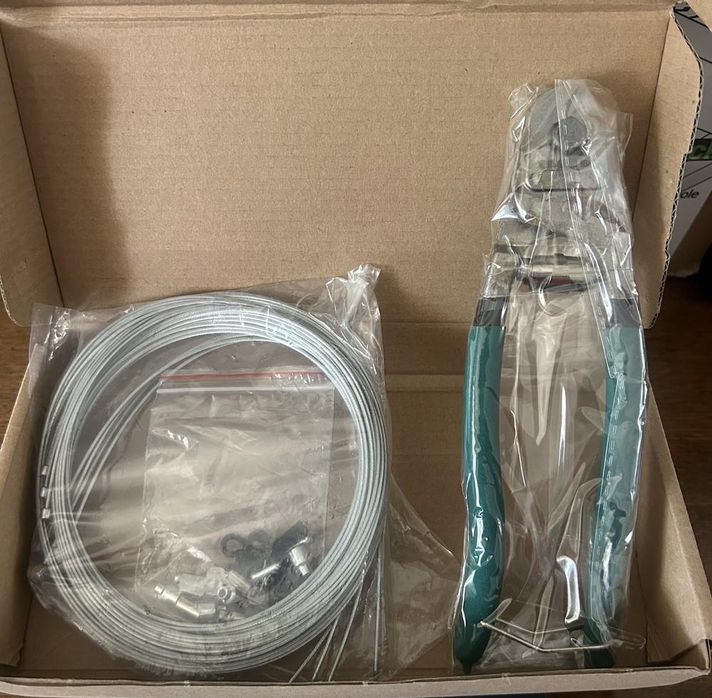 Bicycle Cable Cutter, Universal 4×5.9FT Brake Cable, 4×7.2FT Shift Cable Replace