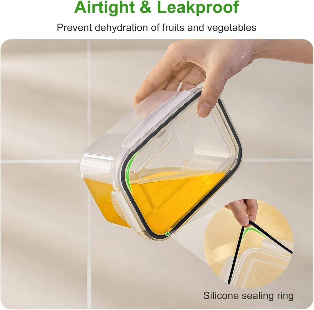 5 PCS Large Fruit Containers for Fridge