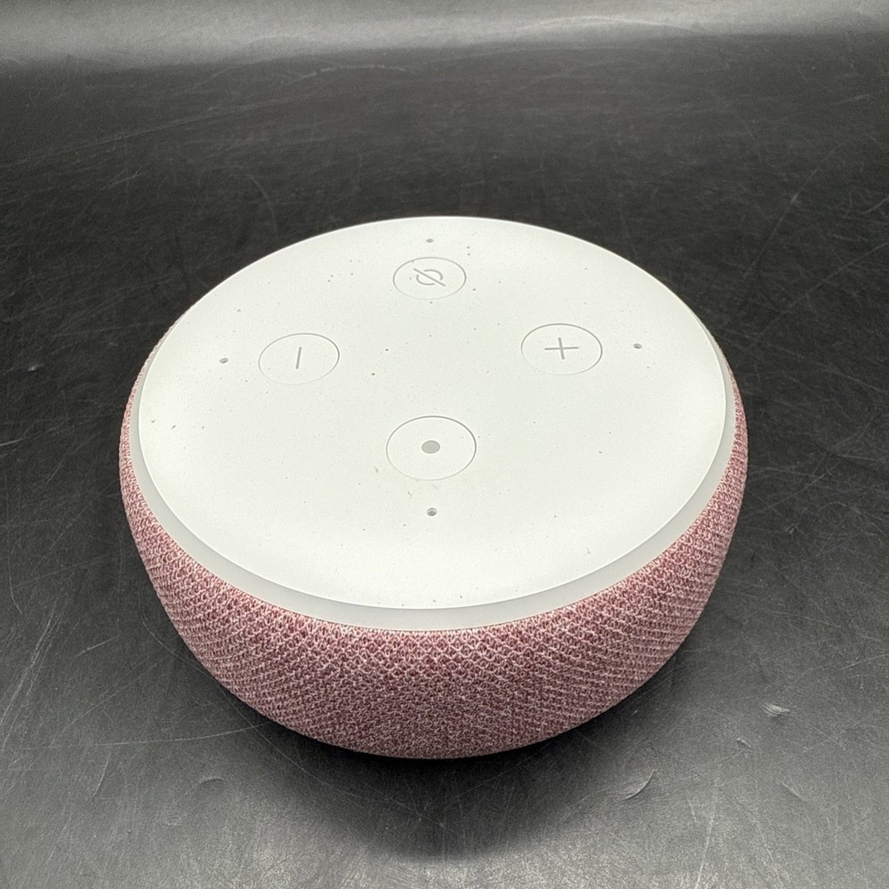 Amazon Echo Dot 3rd Generation C78MP8 Smart Speaker PINK No POWER Adapter
