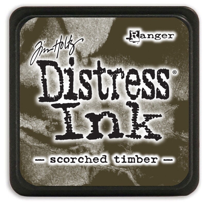 Tim Holtz Distress Mini Ink Pad-Scorched Timber