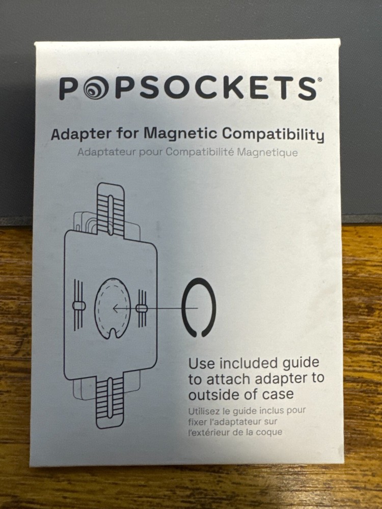 Replacement Popsockets Magnetic Adapter Ring - Black