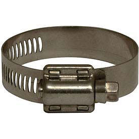 Apache 5/16" 7/8" 300 Stainless Steel Micro Worm Gear Clamp w/ 5/16" Wide Band