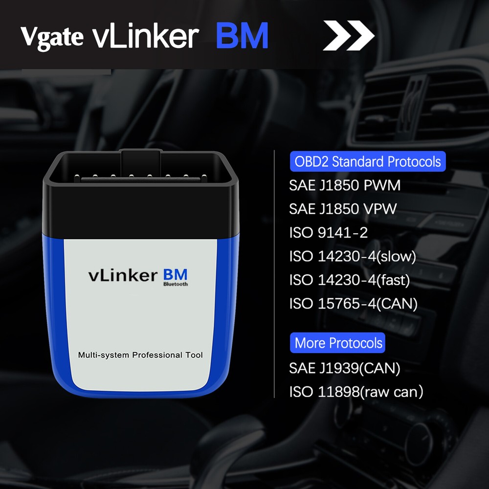 Repairing Tools OBD2 Scanner Bimmercode vLinker BM V2.2 Bluetooth 3.0 Car Tools