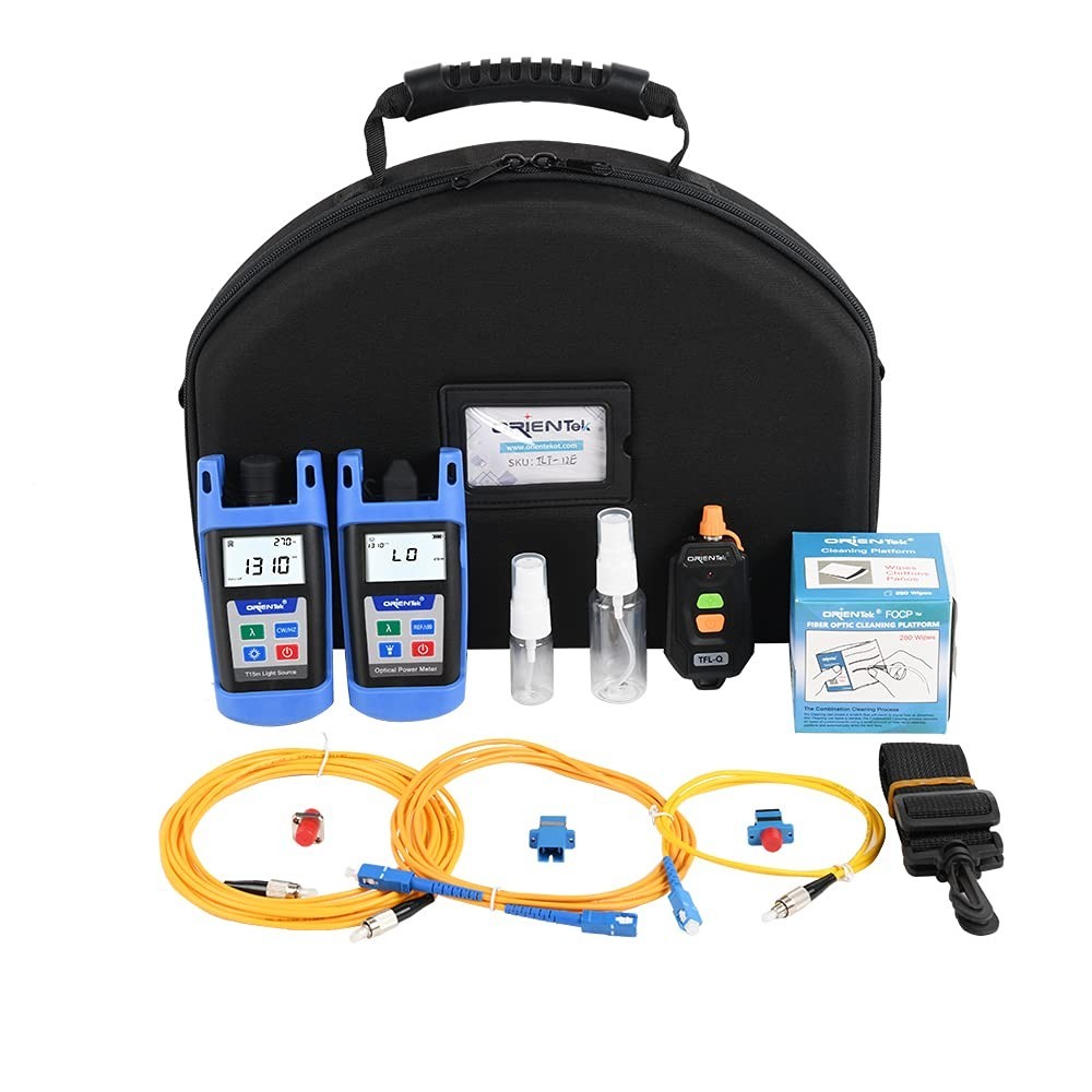 Versatile TLT-12E Fiber Optic Power Meter Kit - Essential Tool for Professionals