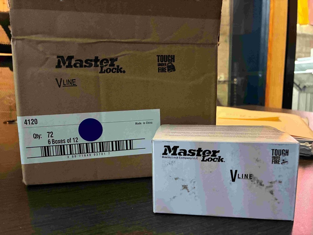 Masterlock 4120 - 10 Cases (72 in each case)