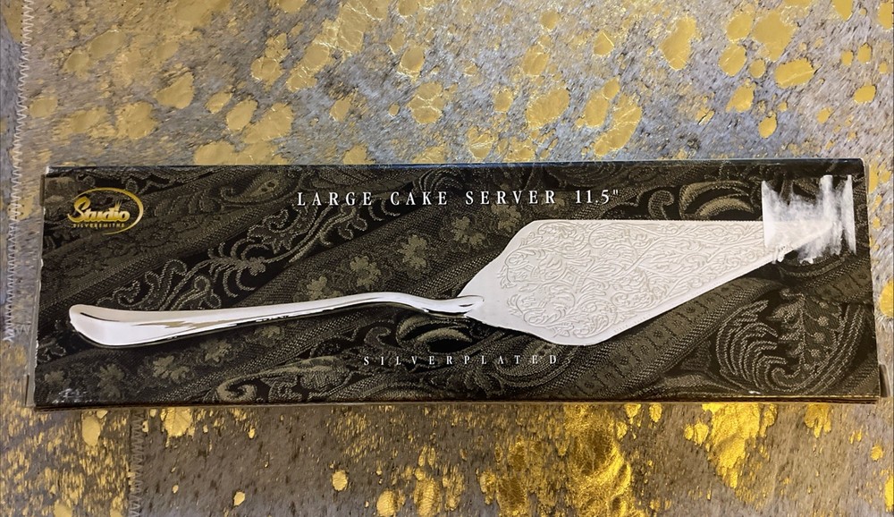 Studio Silversmiths Large Silver Plated Cake Server 11.5”