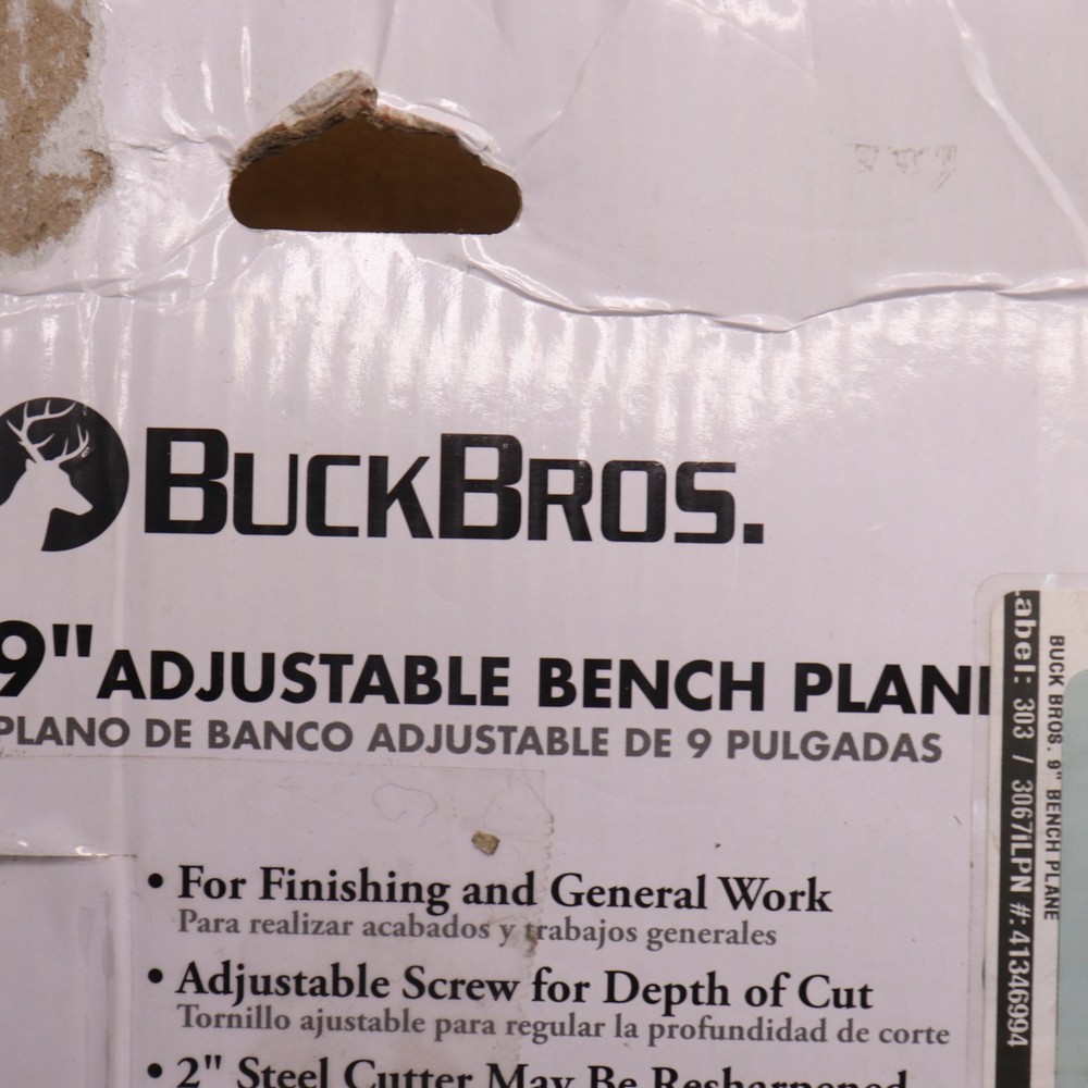 Buck Bros. 9 in. Bench Plane