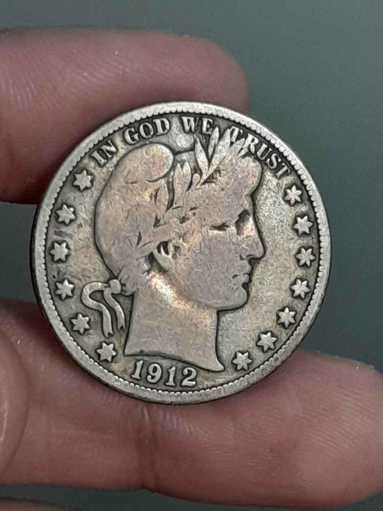 1912- D Barber Half Dollar
