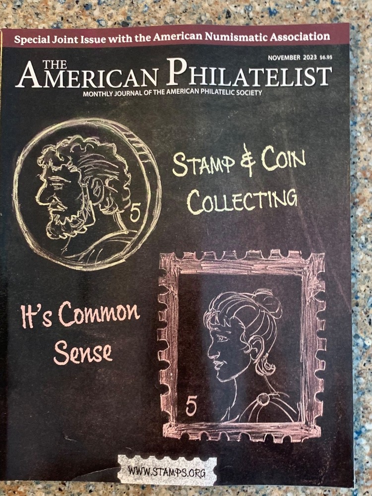 American Philatelist Magazine  2023,  November