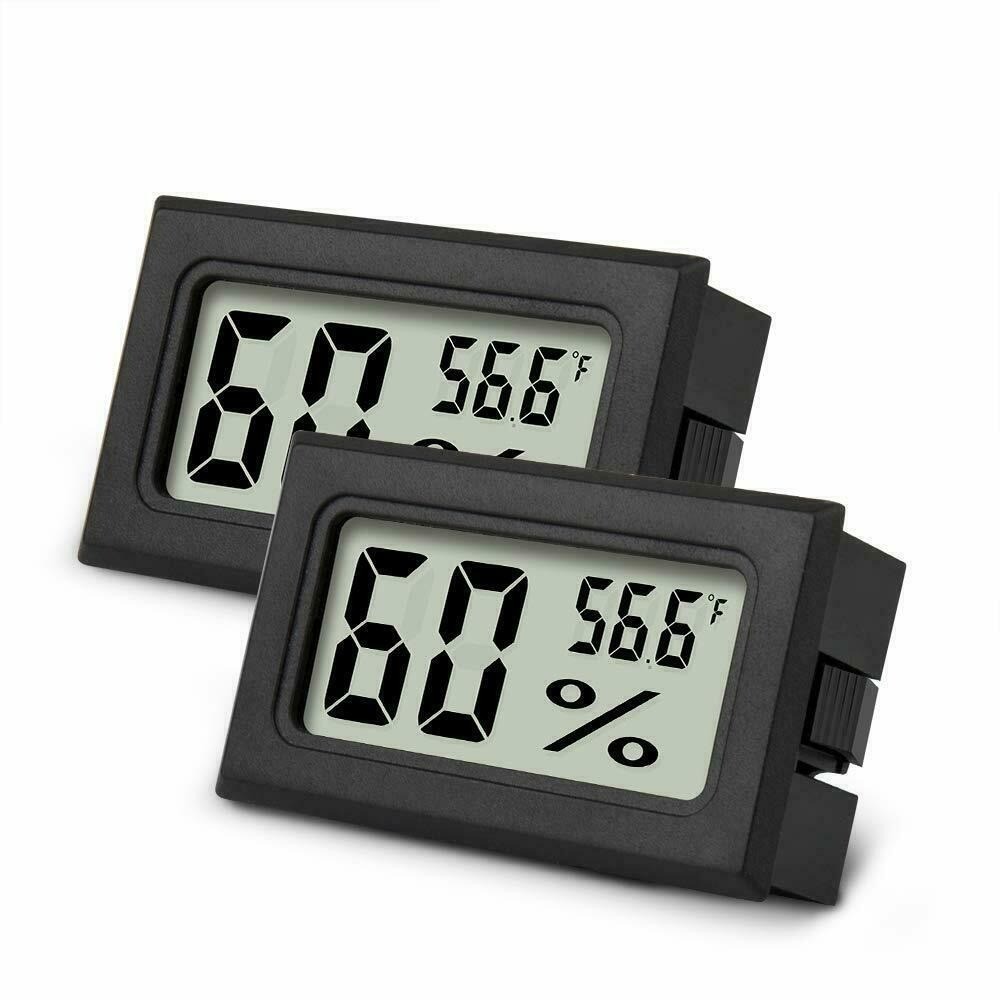 US 10PCS Mini Digital LCD Thermometer Hygrometer Temperature Humidity Meter