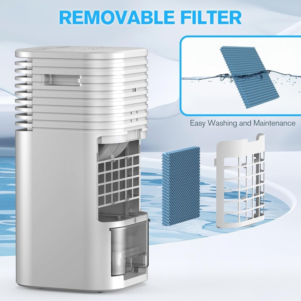 Effortless Cooling: Ultra-Quiet 3-in-1 Windowless AC with 120° Pivot Function