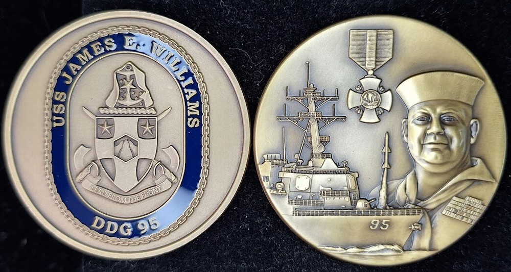 DDG-95 USS JAMES E WILLIAMS - Navy Challenge Coin