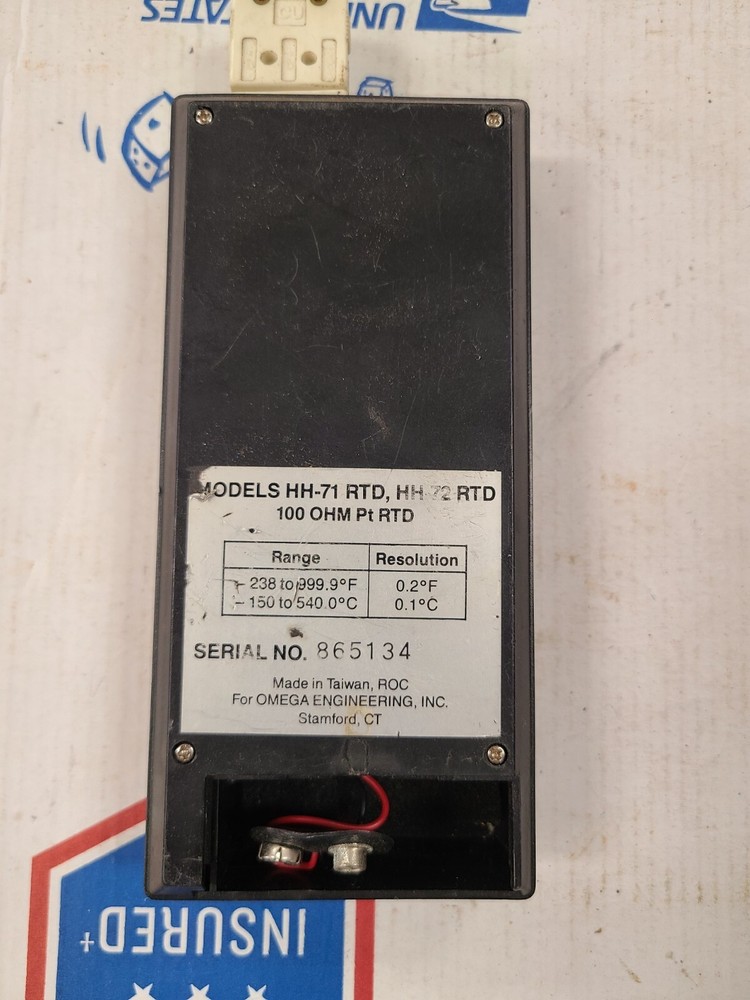 OMEGA HH-71 RTD MICROCOMPUTER THERMOMETER