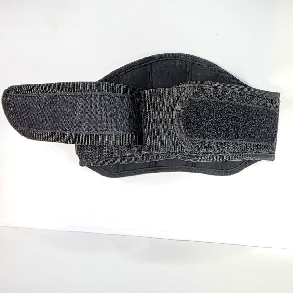 Nike Structured Weight Lifting Training Belt 2.0, Black/Volt Size Medium