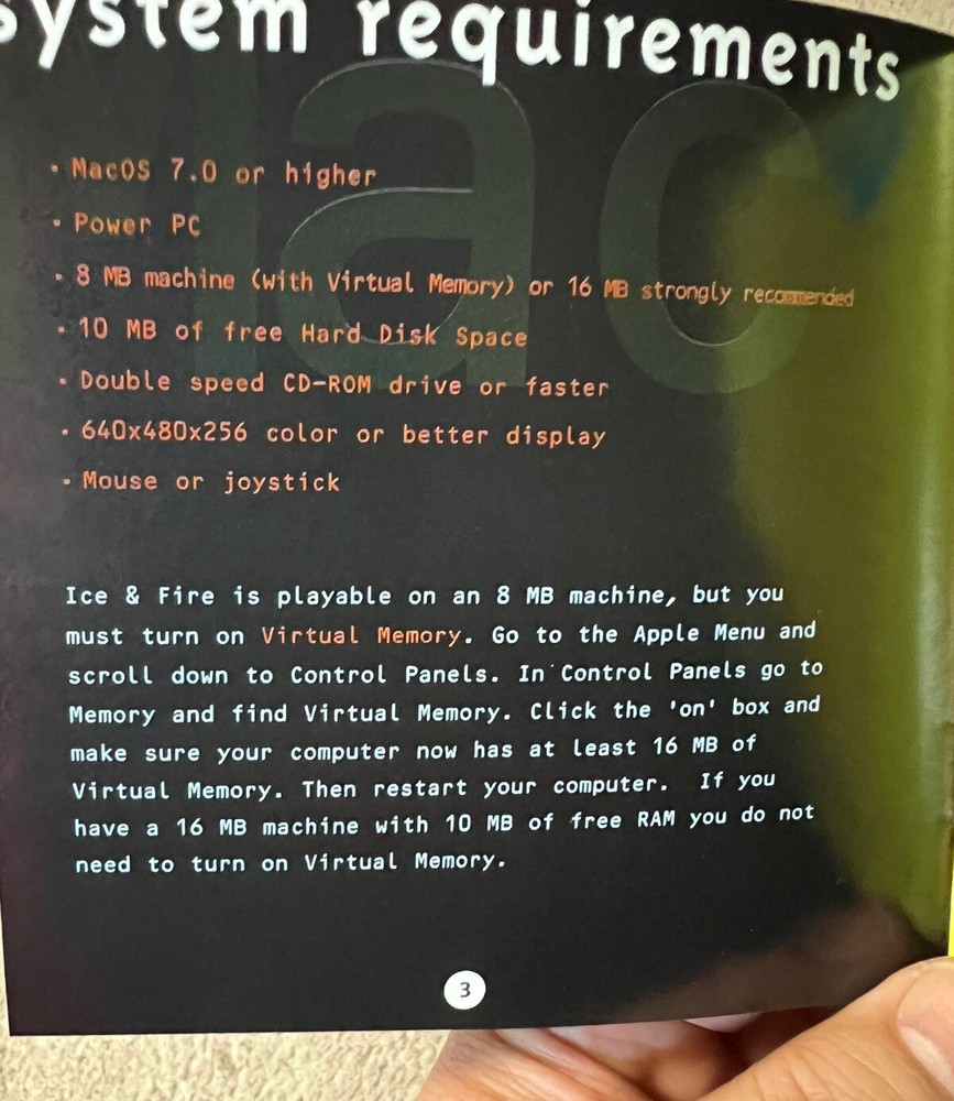 Ice & Fire PC Cd-Rom 1995 Zombie GT Interactive - 3D Action & Adventure