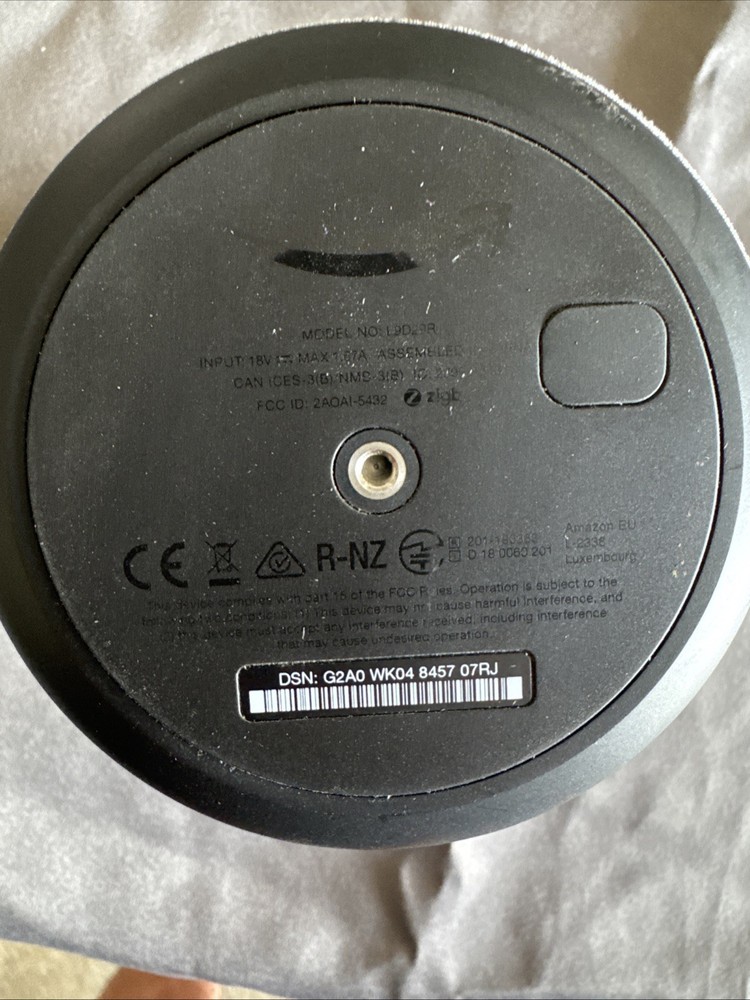 Amazon Echo Plus 2nd Generation Smart Speaker Model L9D29R No Power Cord!