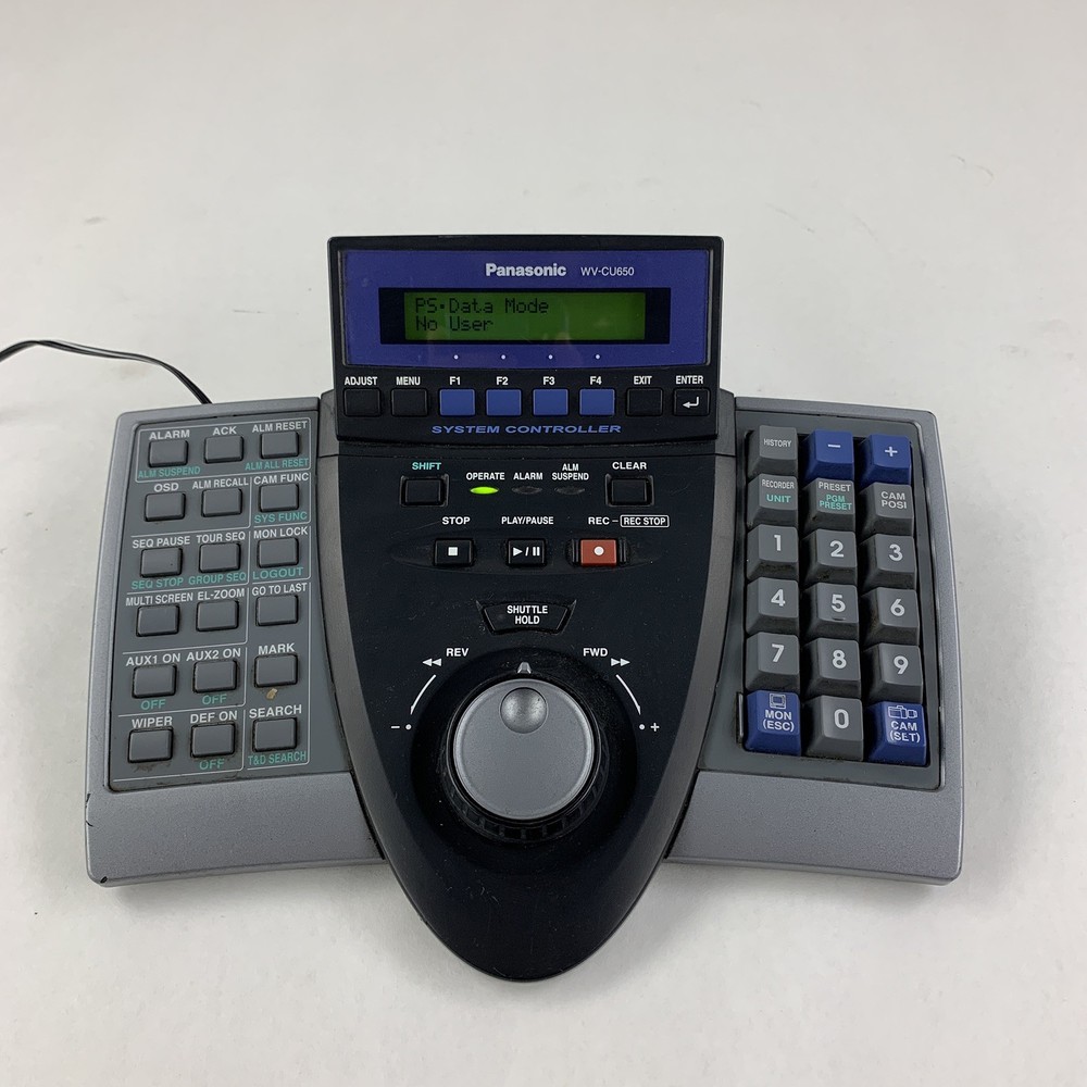 Panasonic WV-CU650 Security System Controller Power Tested w/ Power Adapter