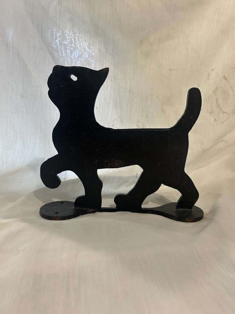 Boot Scraper/ Cast Iron Black Cat Boot Scraper