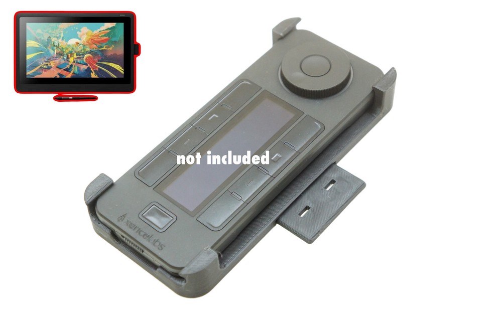 Side Mount Remote Holder for Wacom Cintiq 16 / 22 Display (XENCELABS Quick Keys)