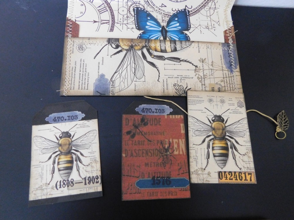 Junk Journal Add On File Envelope Tags Journal Card Set A