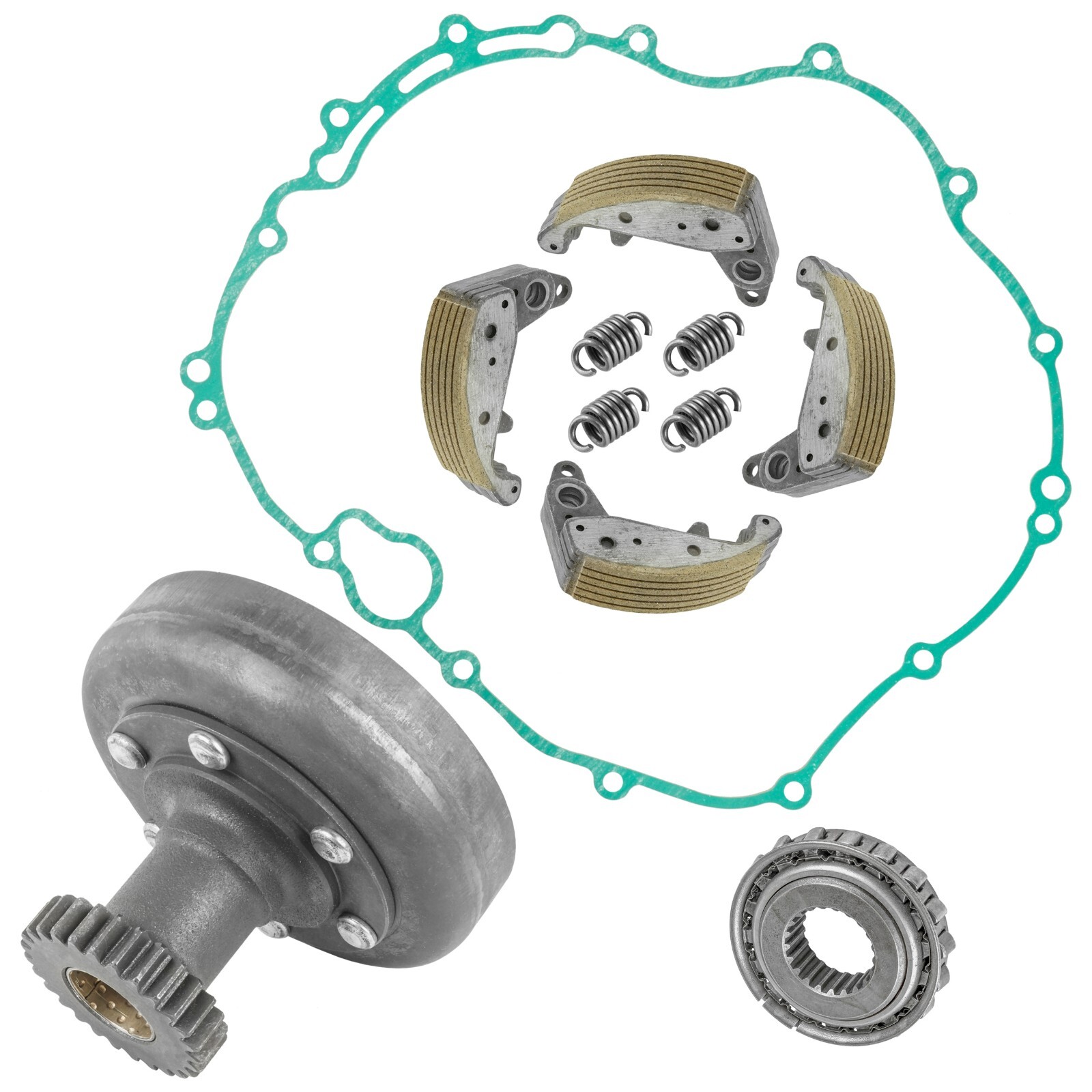 Clutch One Way Bearing w/ Drum Housing for Kawasaki Bayou 300 KLF300C 4x4 89-05