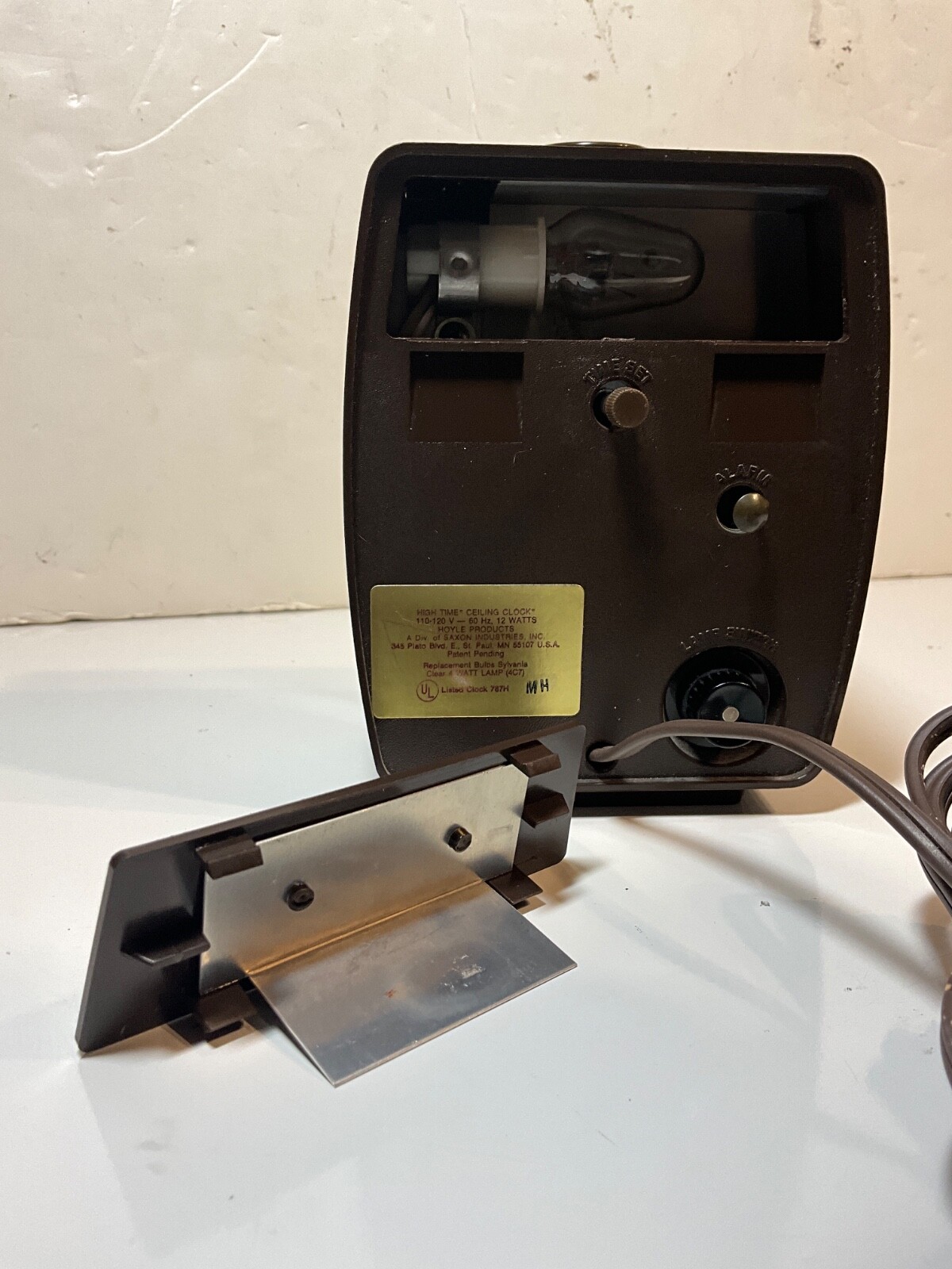 Hoyle Products High Time Ceiling Clock Working Vintage! FREE SHIPPING