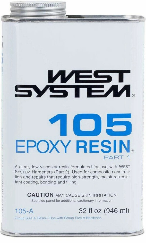 West System 105A Epoxy Resin (1 qt) Clear