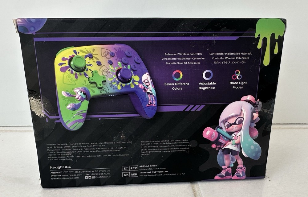 Nexigo Switch Enhanced Pro Controller Splatoon - NS32-A9
