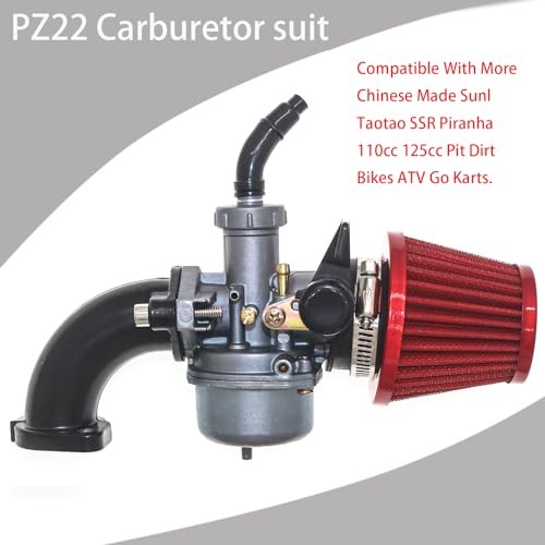 PZ22 Carburetor 22mm Carb For SSR 125cc 110cc CRF50cc TaoTao Coolster Apollo