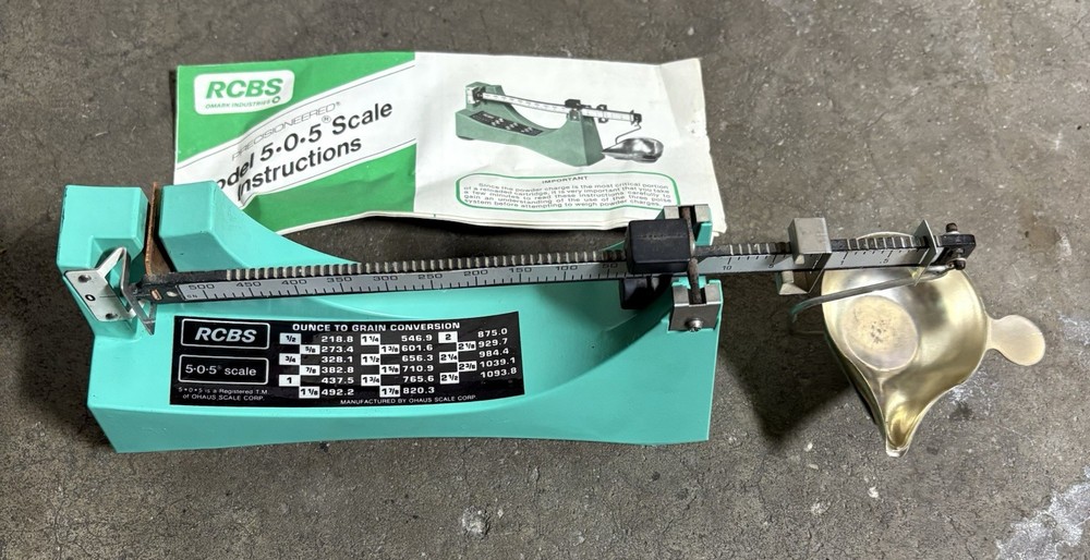 RCBS 5-0-5 Scale Reloading Powder Model 505