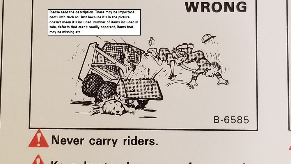 Bobcat ignition switch 6519592