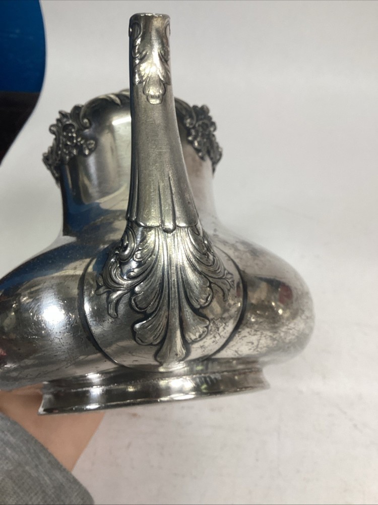 Antique Ornate Silver Plated Teapot