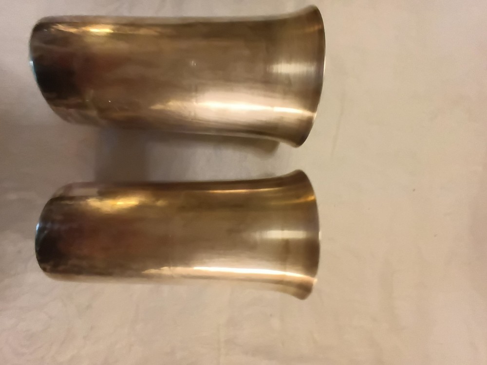 Pair Sterling Silver Cups 336 Grams