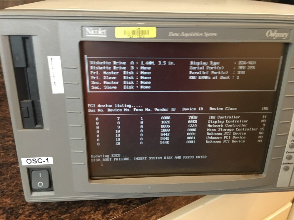 NICOLET ODYSSEY DATA ACQUISITION SYSTEM. !!NICE!!!